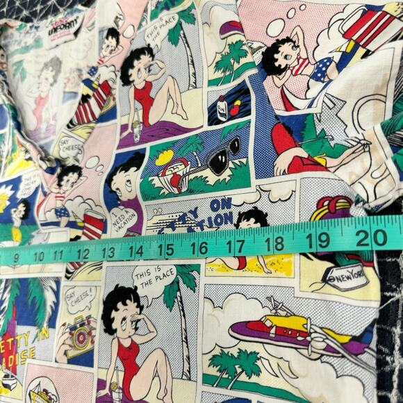 Betty Boop Scrubs Small Vacation. Betty Boop Print. - Picture 10 of 14